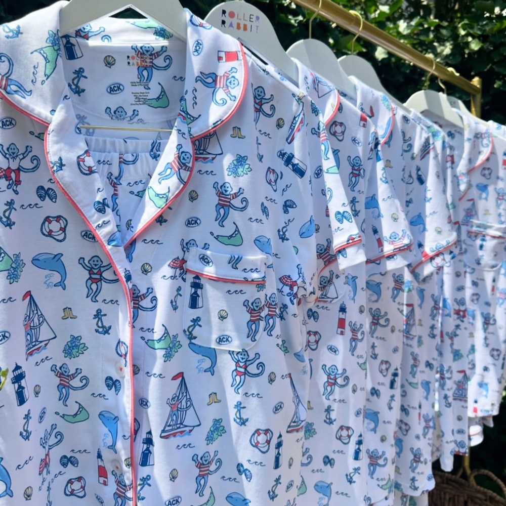 Roller Rabbit SOLD OUT NANTUCKET Pajamas NWT SIZE S